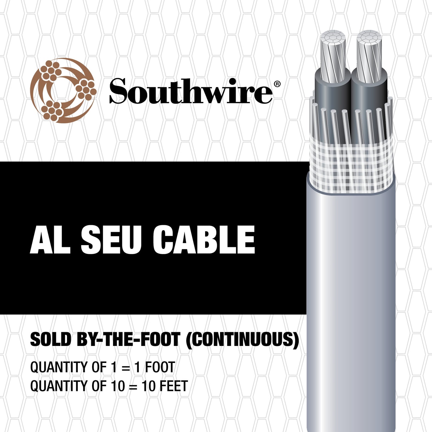 Southwire 2-2-2 Stranded Aluminum SEU By-the-foot
