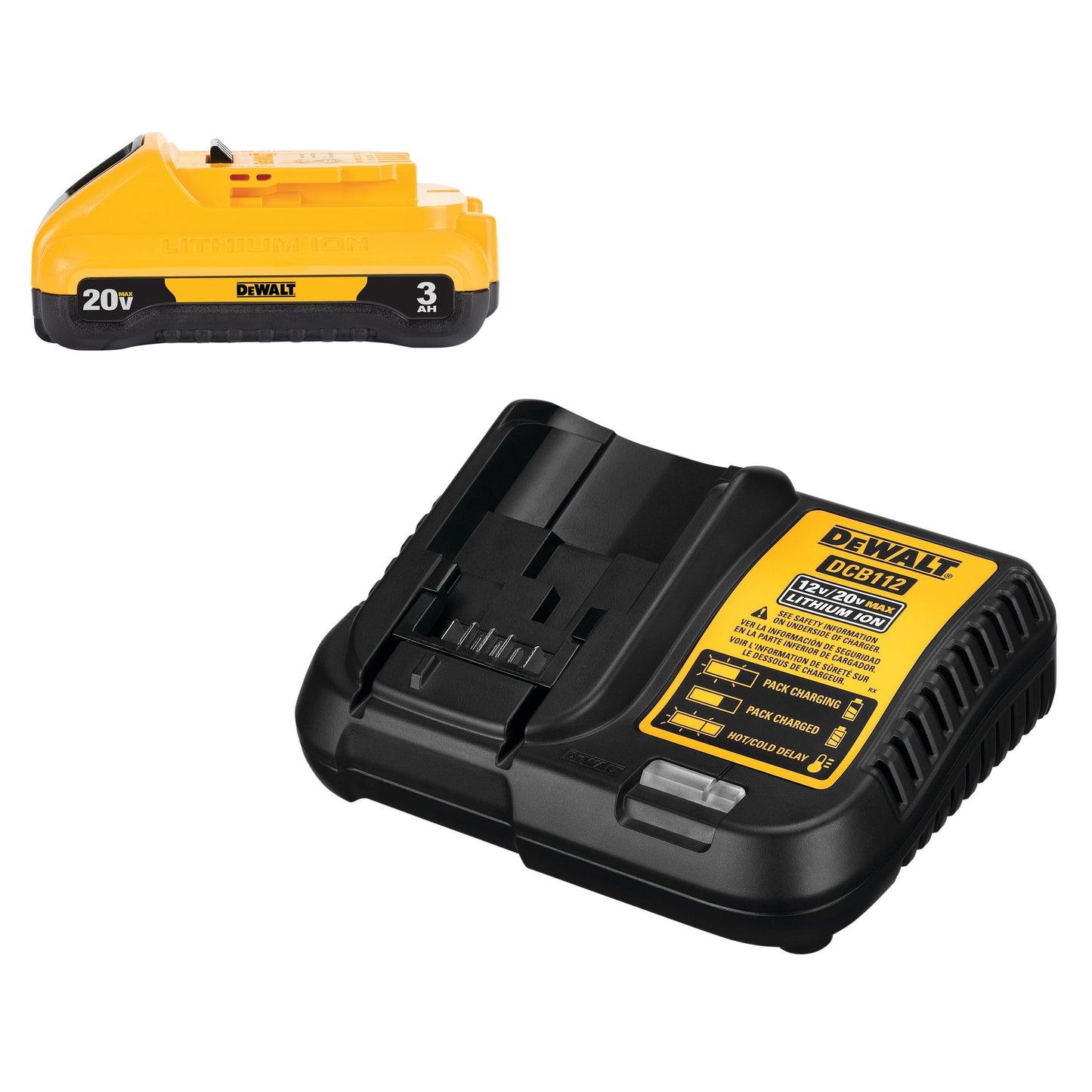 DEWALT 20-V Lithium Battery Kit (3 Ah) DCB230C