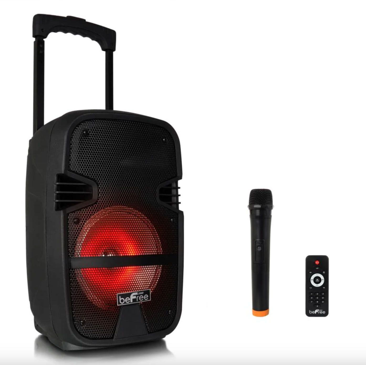 beFree Sound 10.5-in 400-Watt Bluetooth Compatibility Indoor Portable Speaker 84997279M