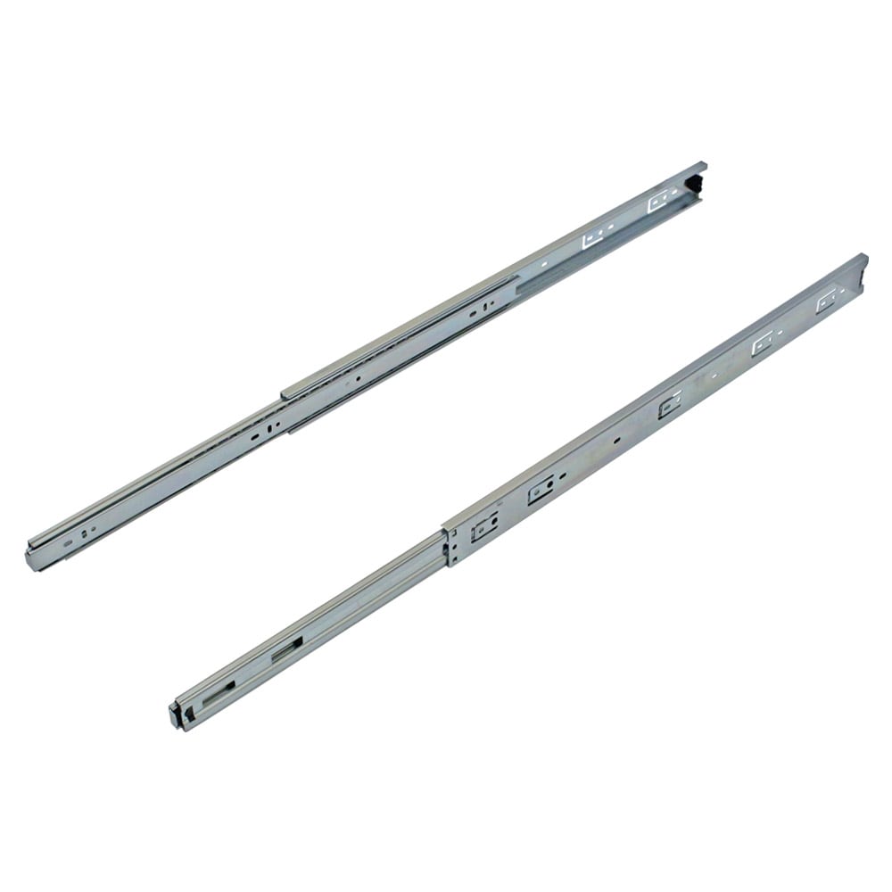 CSH 24-in Side Mount 100-lb Load Capacity Silver Drawer Slide (15-Pieces) 39.1150.24