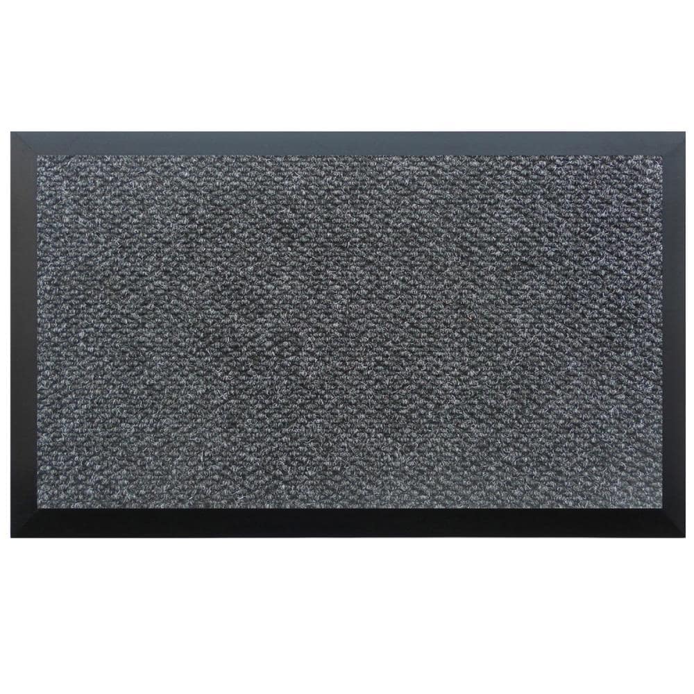 Callowaymills 60-in x 144-in Charcoal Non-Slip Grip Indoor or outdoor Door Mat