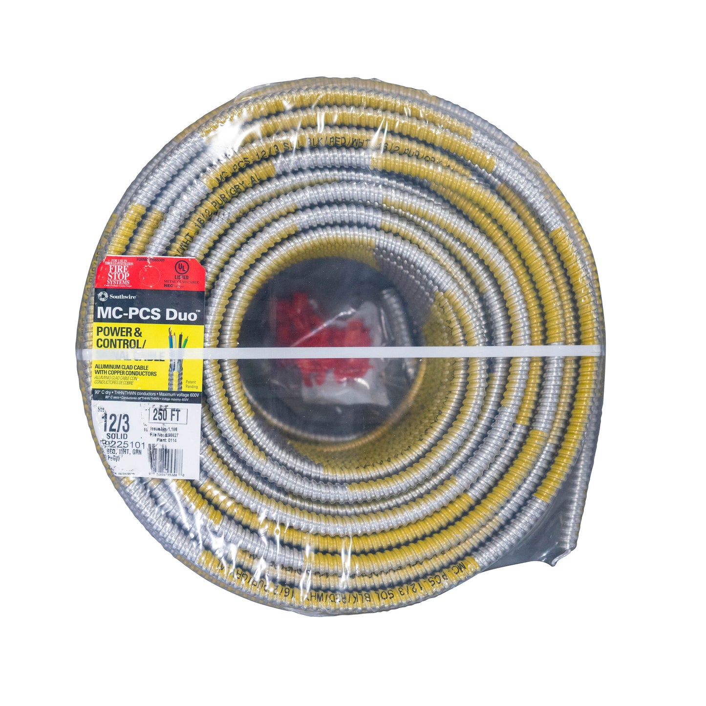Southwire 250-ft 12 / 4 Solid Aluminum MC (Metal Clad) Cable