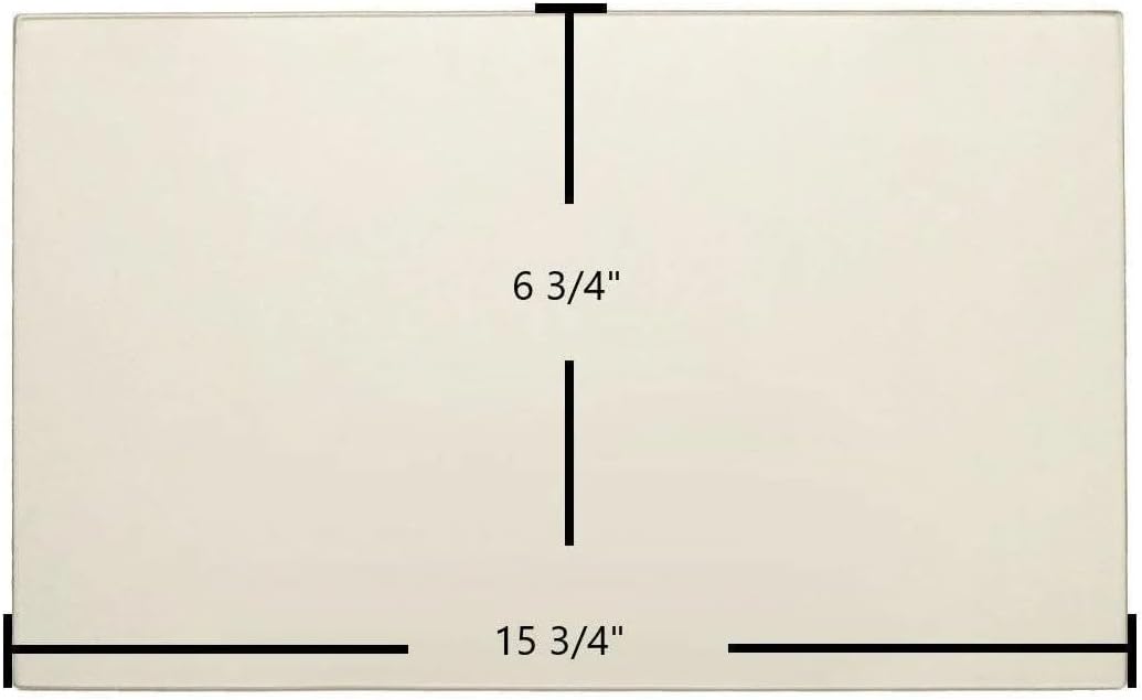 Haughs S127, S170, S241, S170P Ceramic Glass Panel (15 3/4" x 6 3/4") | High-Temp Firebox Window | Part #SE36322