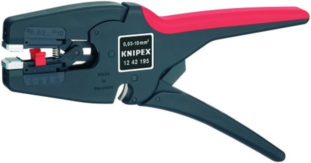 KNIPEX Tools 12 42 195 MultiStrip 10 Insulation Stripper, 8-32 AWG