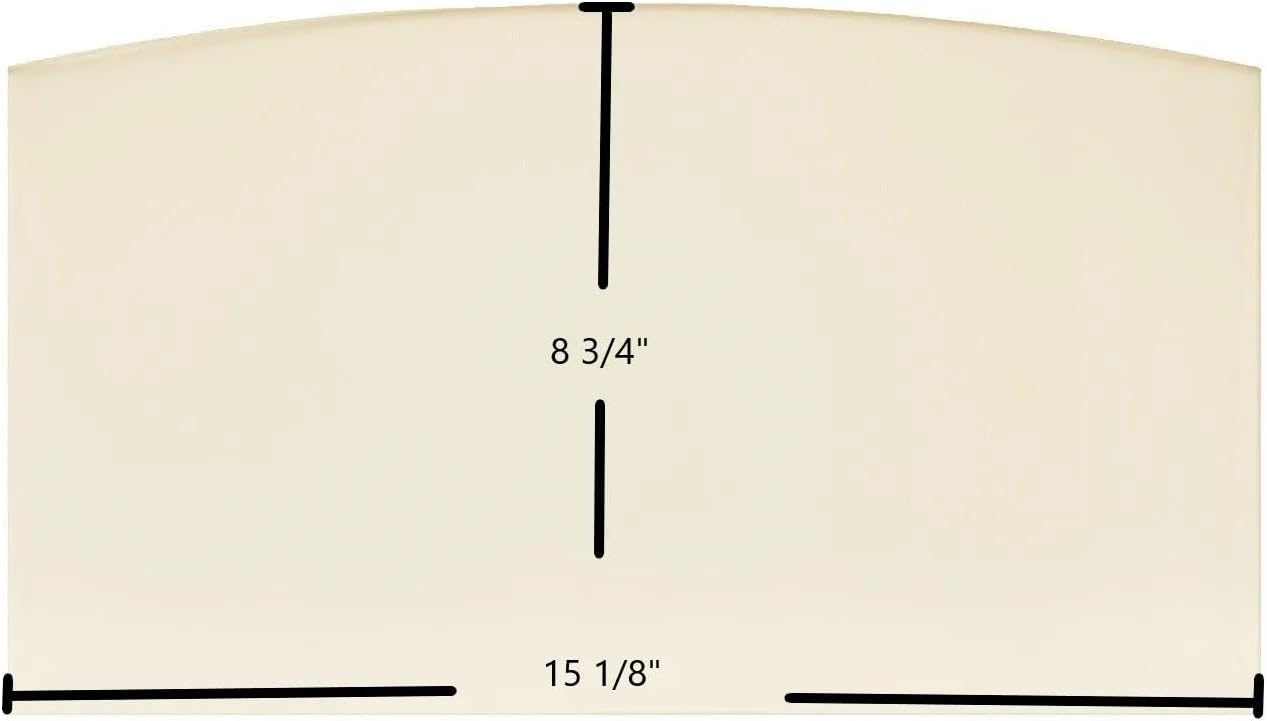 Vogelzang Shiloh TR002B Ceramic Glass Panel | 15 1/8" x 8 3/4" | Part #02-18