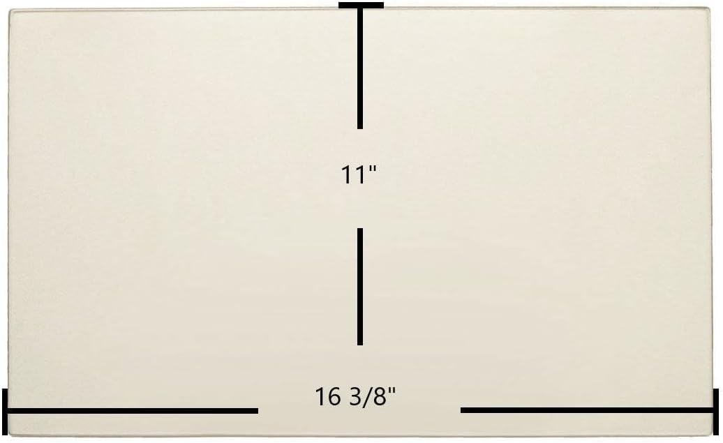 Kozy Heat 731 DV Ceramic Glass Panel – 16 3/8" x 11" (G100)