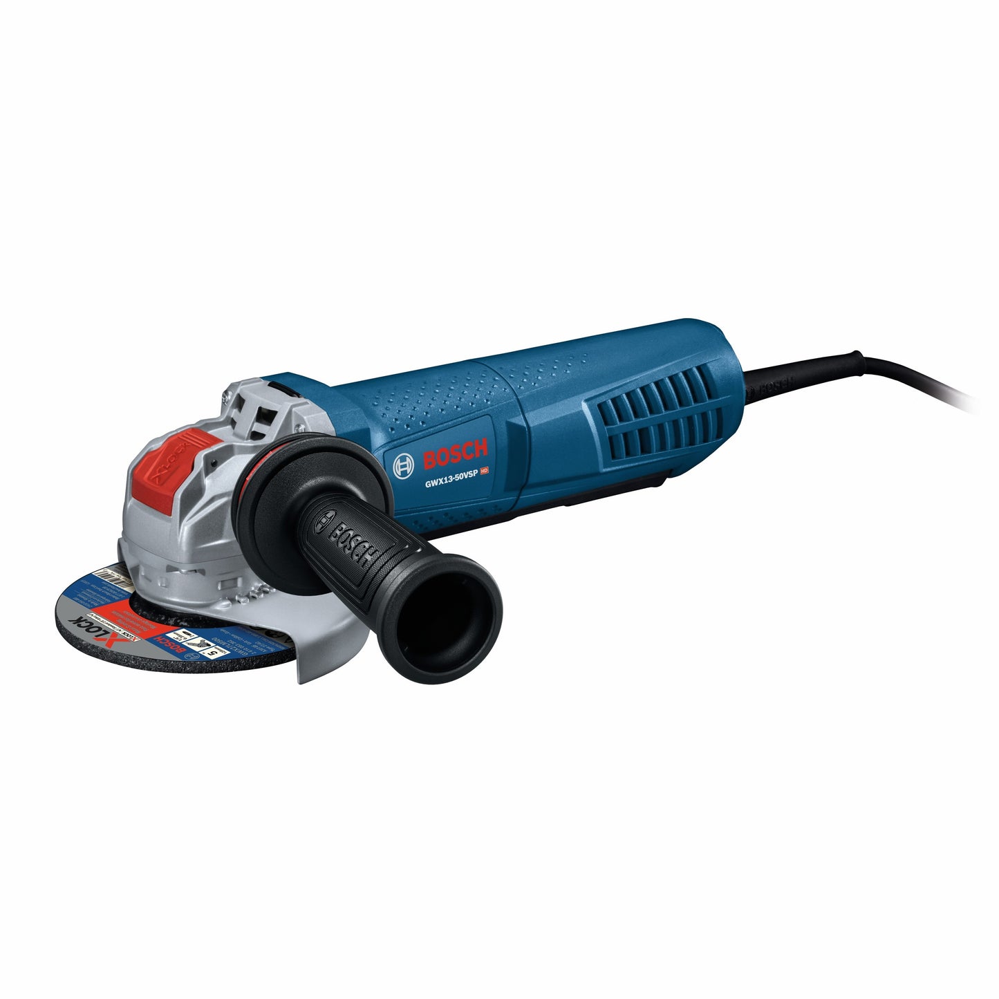 Bosch X-LOCK 5-in 10 Amps Paddle Switch Corded Angle Grinder GWX13-50VSP