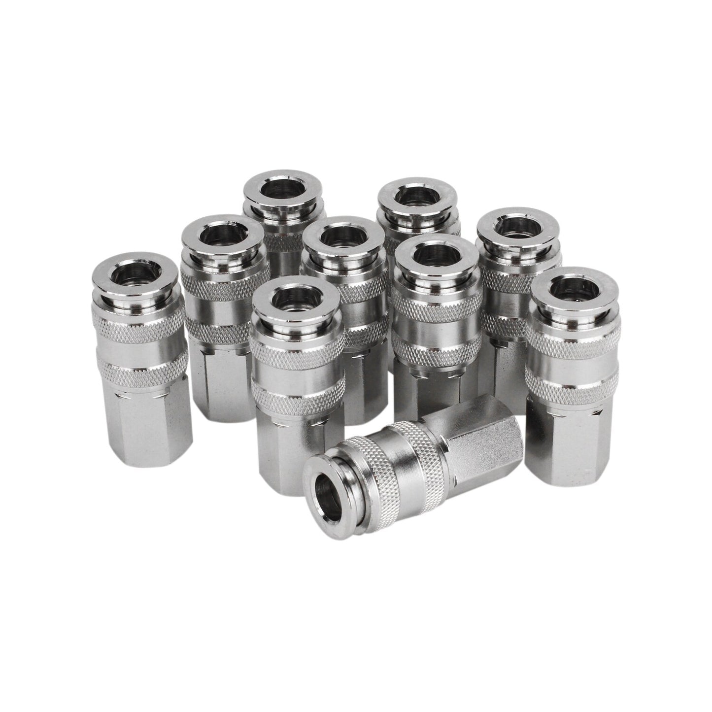 Milton Milton 743 5 In One 743 Universal Quick-connect Coupler, 1/4" Fnpt- Box Of 10 743