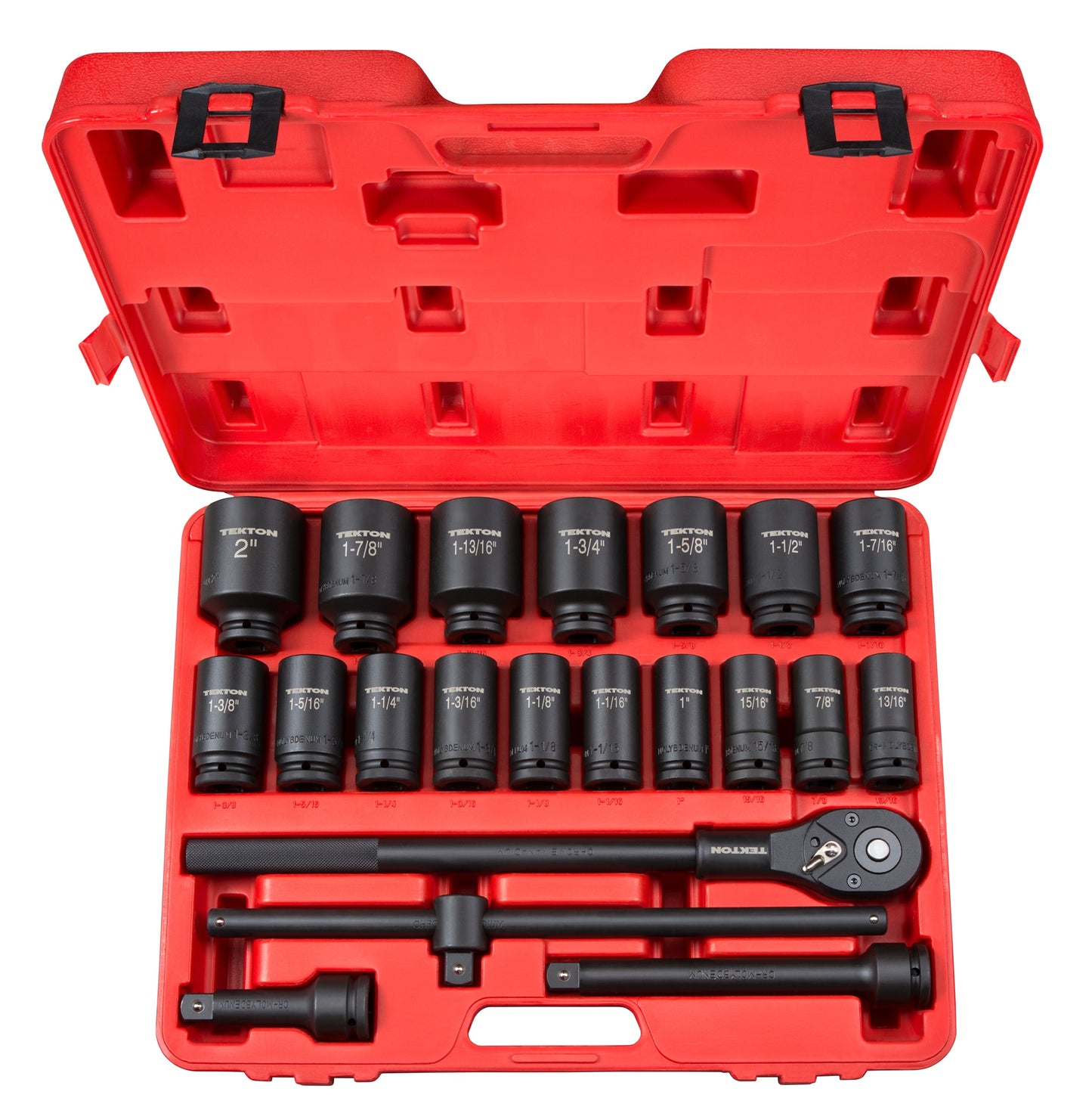 TEKTON 3/4-in Drive Standard (SAE) Deep Socket Set (22-Pieces) 48995