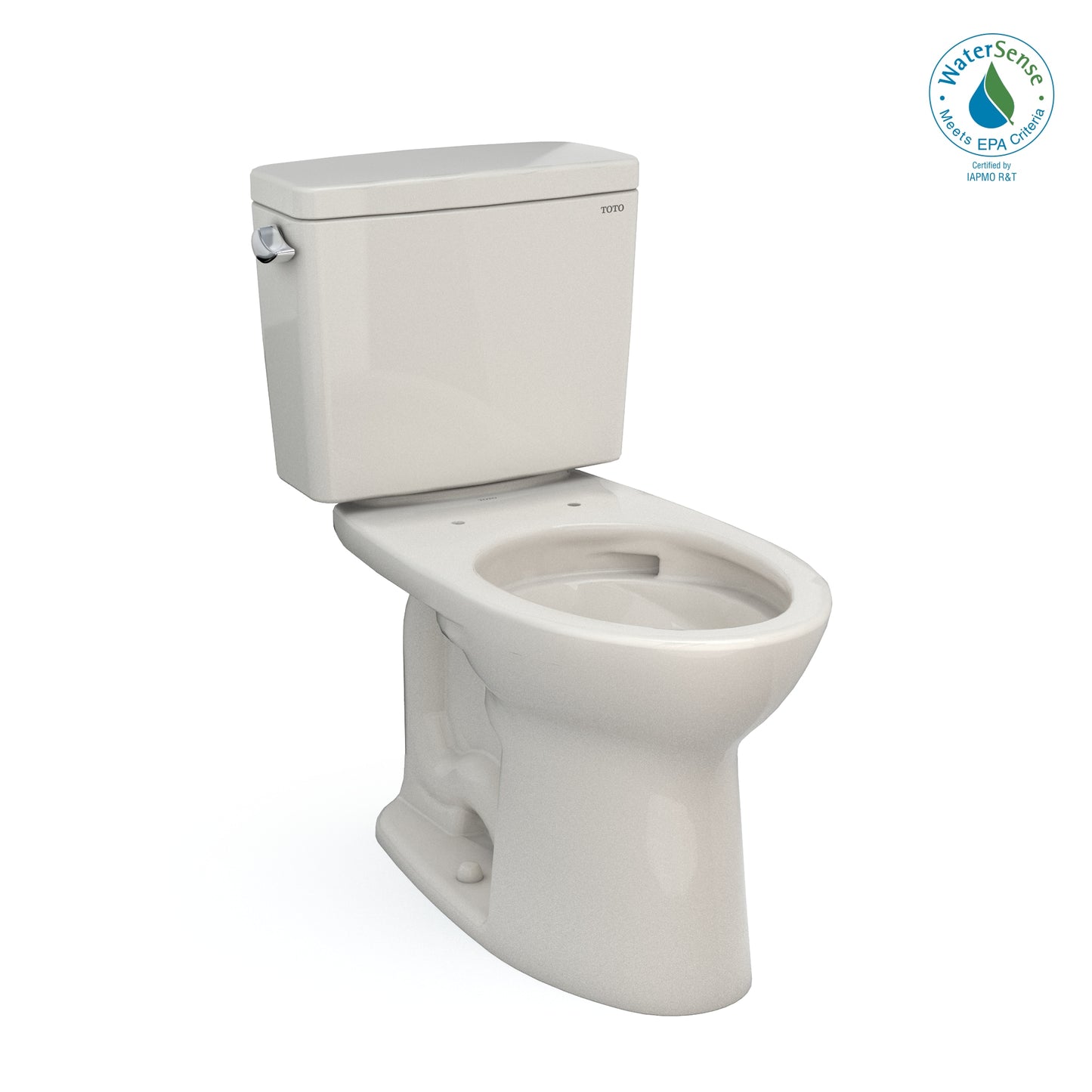 TOTO Drake Sedona Beige Elongated Standard height 12-in Rough-In WaterSense 1.28 GPF 2-piece Toilet