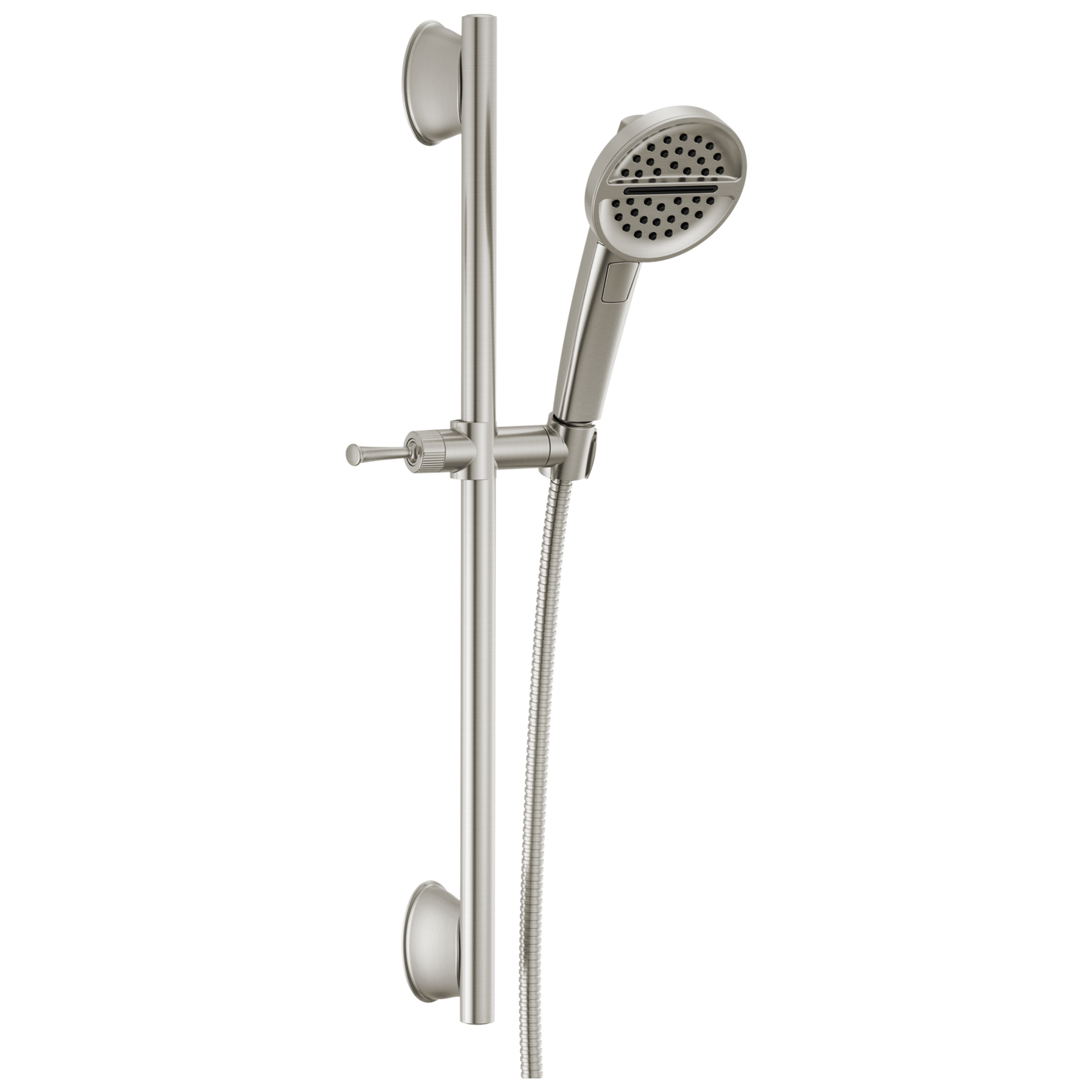 Delta 3.0 -Spray Lumicoat Stainless 2.8125-in Round Handheld High Pressure Shower Head 1.75 GPM