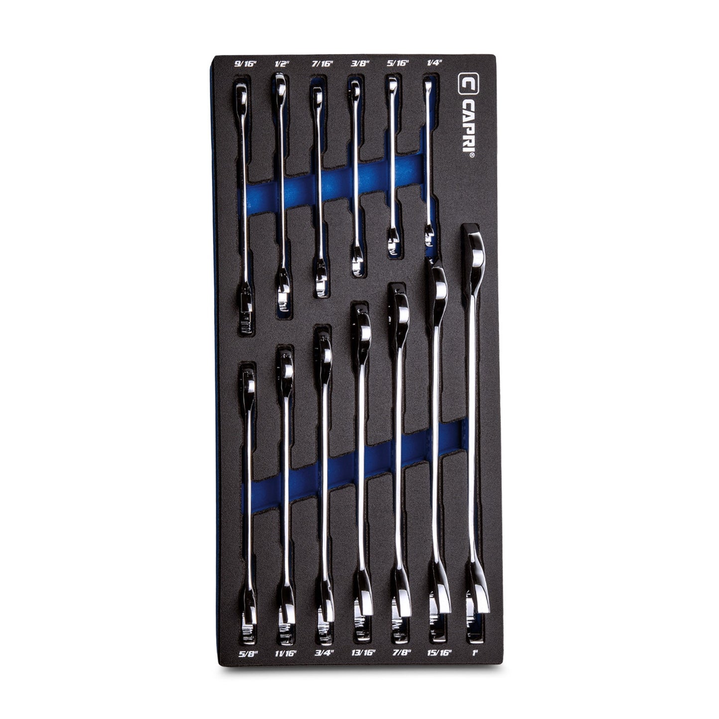 Capri Tools 13-Piece Set 6-point (Sae) Standard Open End Wrench CP11900-13ST