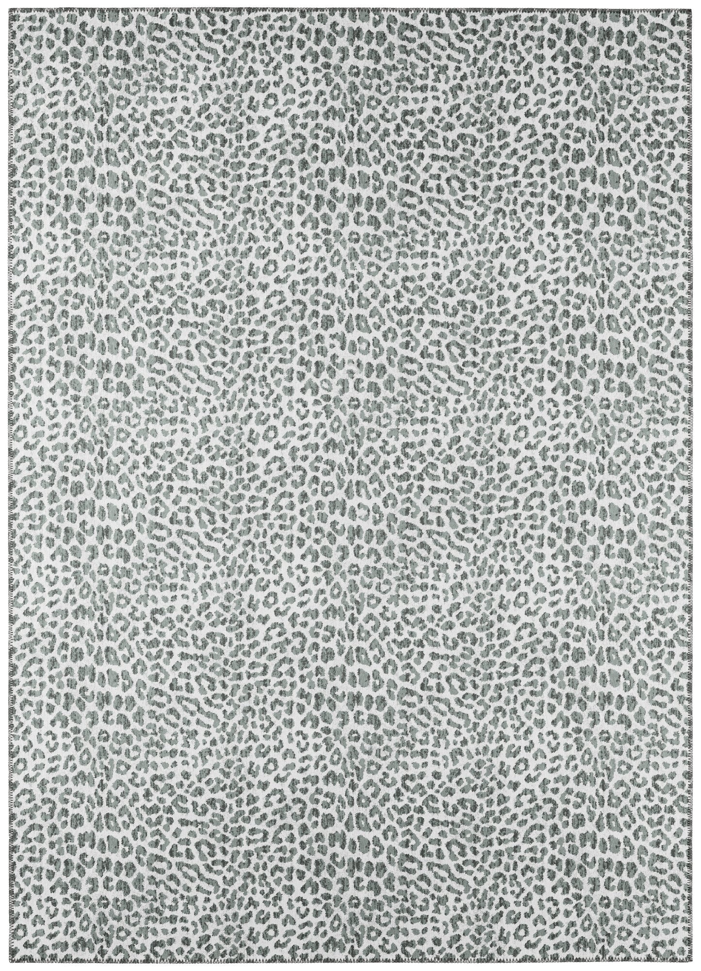 Addison Rugs Safari 9 x 12 (ft) Grey Rectangular Indoor/Outdoor Animal print Bohemian/Eclectic Area rug