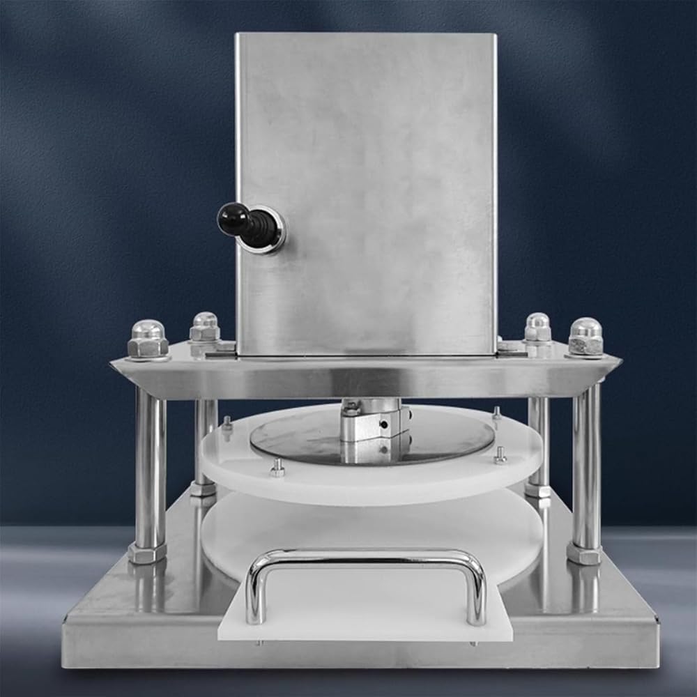 Electric Pizza Dough Press Machine | 8.6" Commercial Dough Roller Sheeter for Pizza & Pastry Making | Portable Dough Press Machine for Handheld Cakes & Pastries
