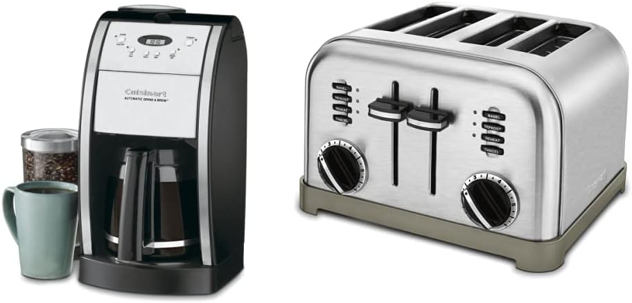 Cuisinart Coffee Bundle with Grind & Brew Coffeemaker, Toaster Oven & Accessories