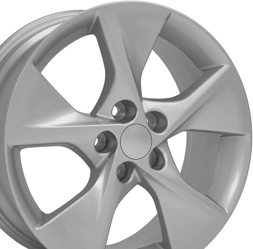 OE Wheels TY12 18 Inch Rim Fits Camry Style 5x114.3 18x7.5 Gloss Silver - Hollander 69605 (1)