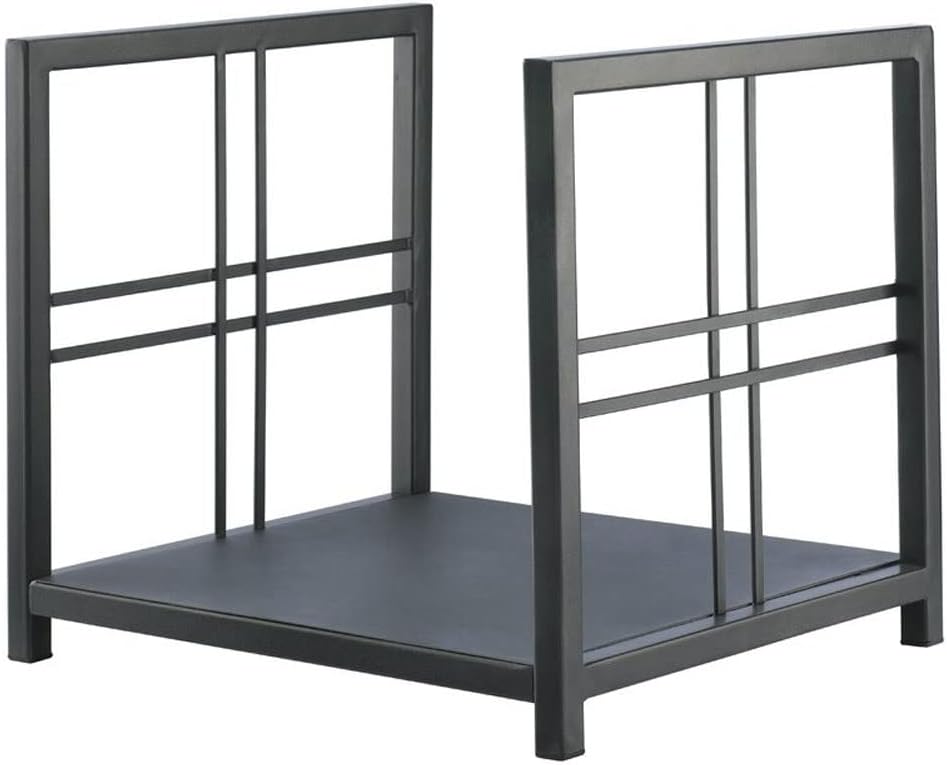 Firewood Rack Indoor/Outdoor Metal Wood Storage Holder for Fireplace Black Wood Rack with Tools for Firewood Storage(