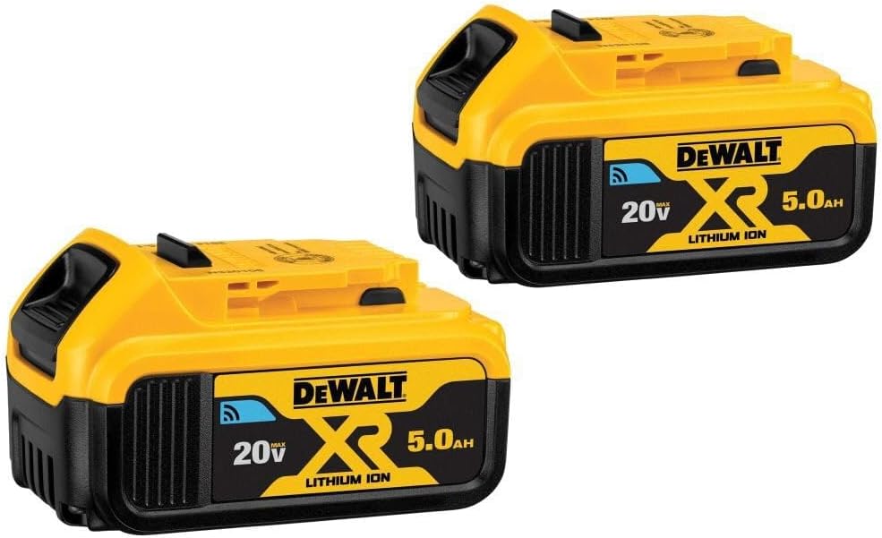 DEWALT 20V MAX 5 Ah Lithium Ion Battery with Integrated Bluetooth for Tool Connect (DCB205BT-2)