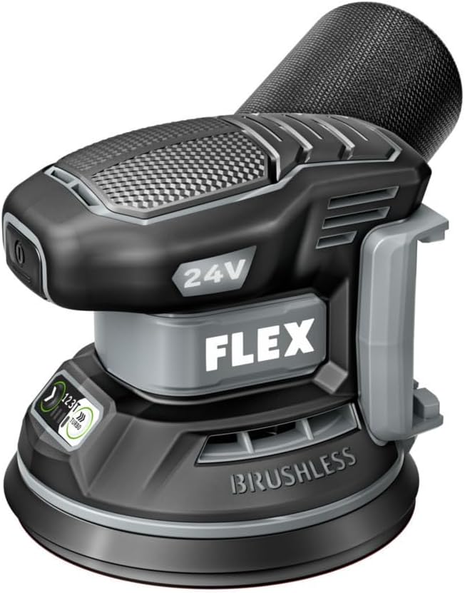 FLEX 24V Brushless Cordless 5-Inch 13,000 OPM Random Orbital Sander Tool Only, Battery and Charger Not Included - FX3411-Z