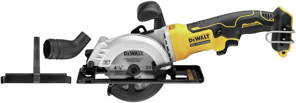 DEWALT ATOMIC 20V MAX* Circular Saw, 4-1/2-Inch, Tool Only (DCS571B)
