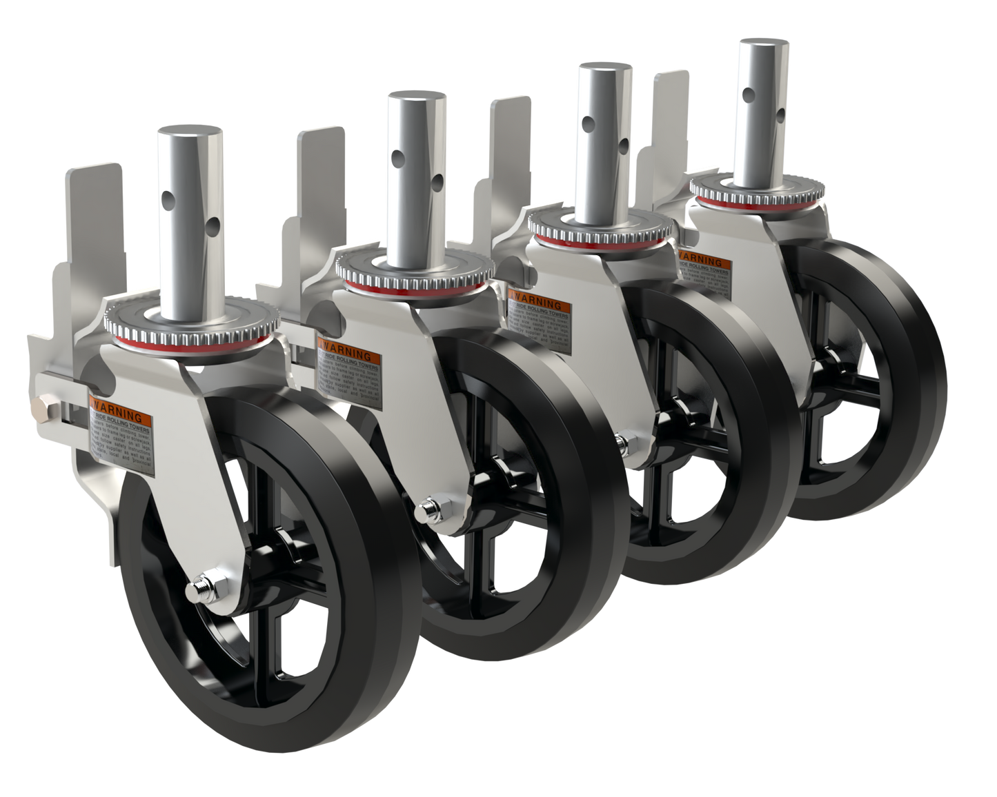 Build Frames Steel 8-in Casters For Scaffolding 4-Pack CAS8B4P+BFL