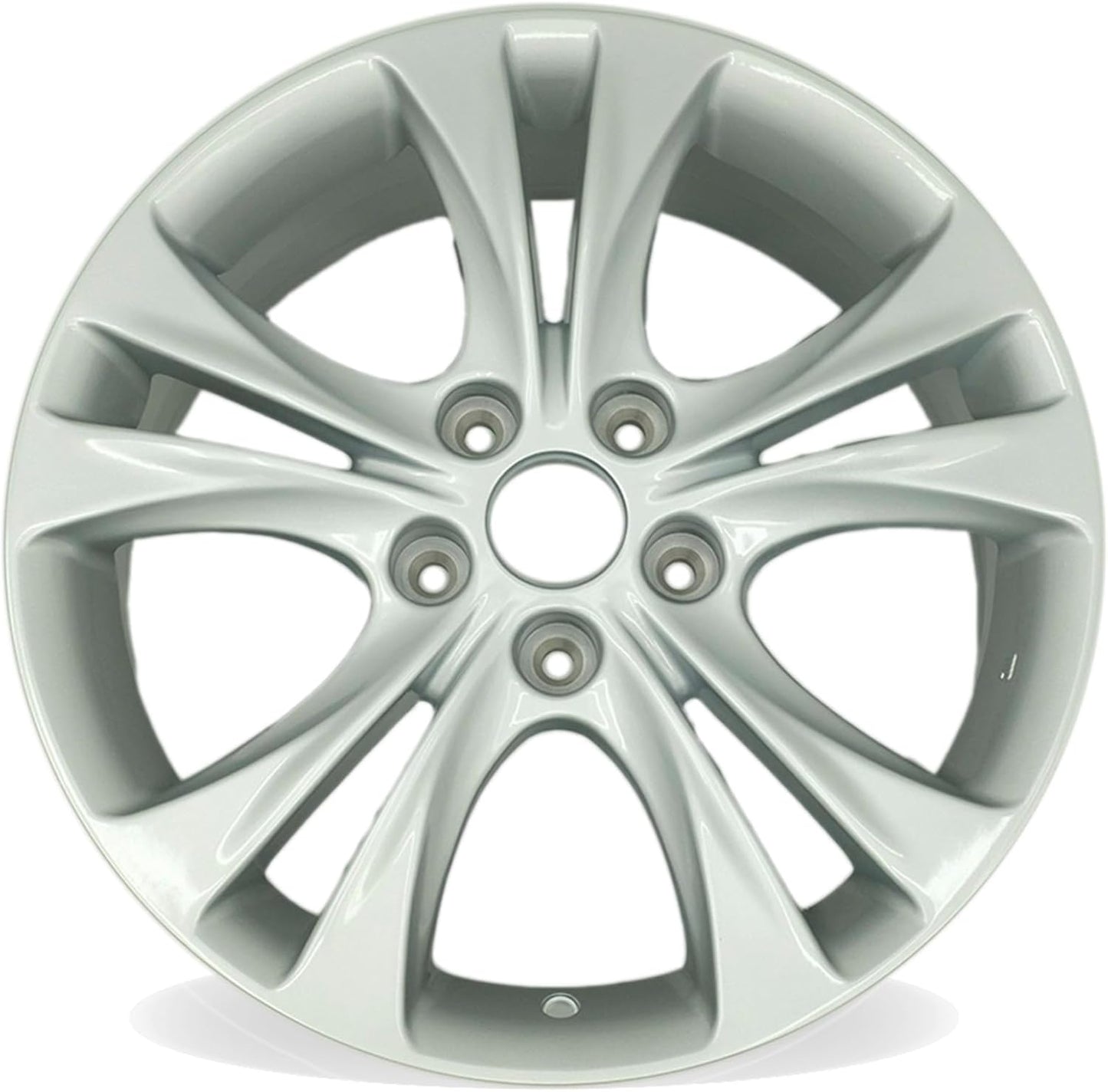 New Single 17" 17x6.5 Inch Alloy Wheel for 2011–2013 Hyundai Sonata | OEM Design Replacement Rim | Silver Finish| Direct Fit - OE Stock Specs | 70803 70803A
