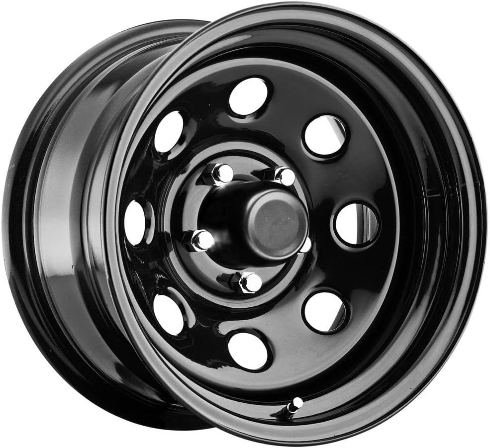 Pro Comp Wheels 97-7983F Rock Crawler Series 97 Black Monster Mod Wheel; Size 17x9; Bolt Pattern 6x5.5; Back Space 4.25 in.; Flat Black Finish;