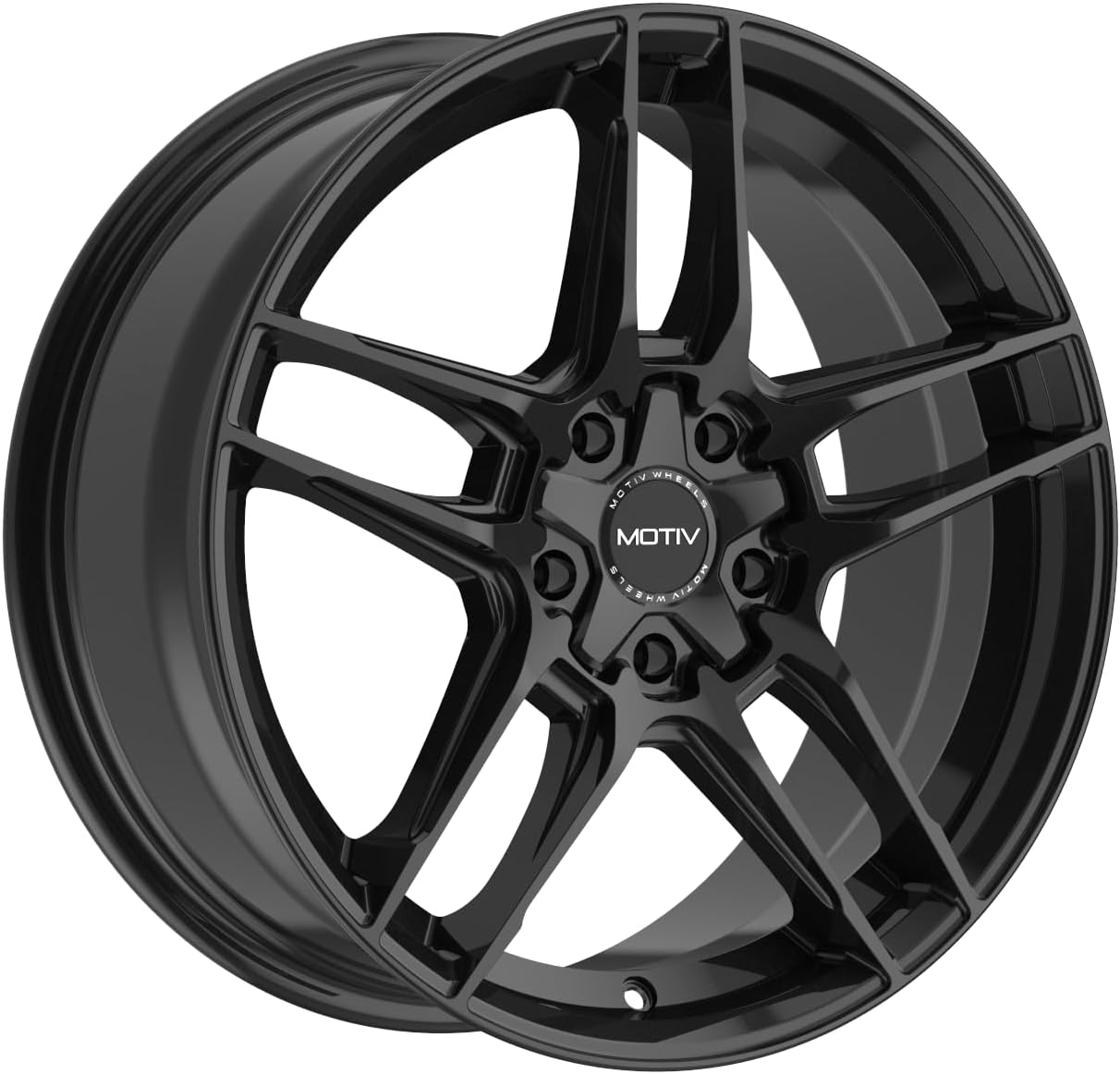 Motiv 434B Matic Black Wheel with Gloss (19 x 8.5 inches /5 x 114 mm, 40 mm Offset)