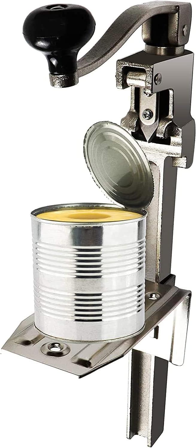 Commercial Can Opener Heavy Duty,Manual Table Industrial Can Opener for Big Cans