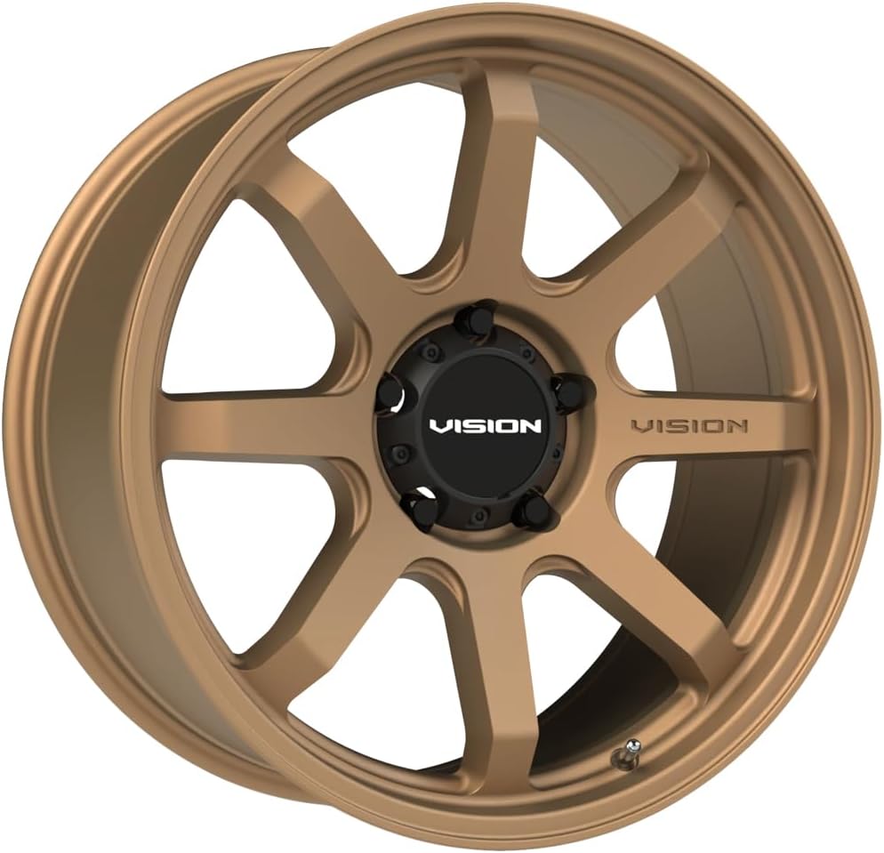 Vision 351 FLOW Custom Wheel - 16x8, 0 Offset, 5x114.3 Bolt Pattern, 83mm Hub - Bronze Rim