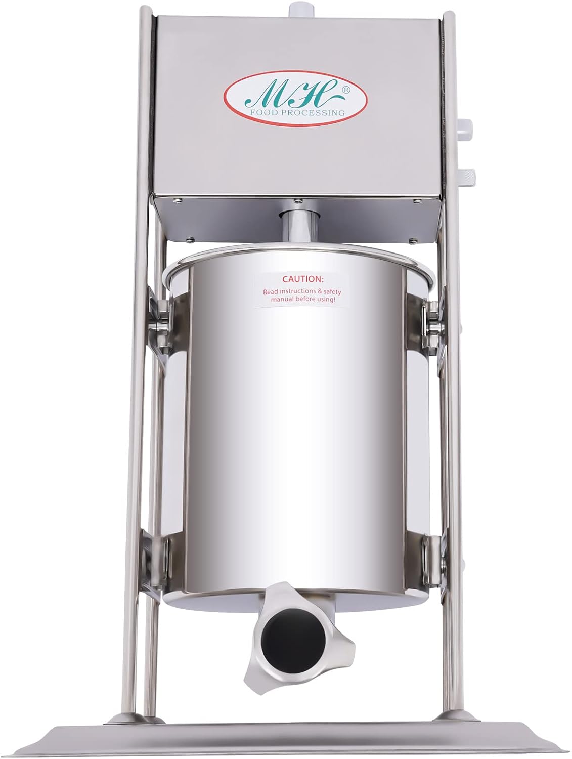 Commercial Churros Maker, 5L Manual Stainless Steel Spanish Churros Donuts, Vertical Latin Fruit Machine with 6 Nozzles, Churrera Churro Machine for Home Restaurants Bakeries (10L Manual)