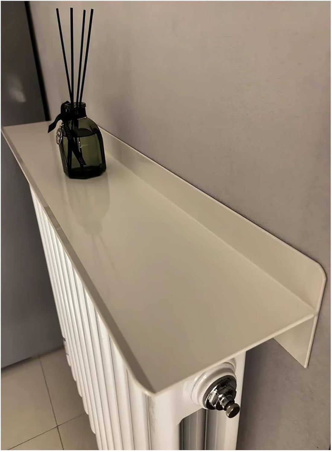 Radiator cover for old radiator,Radiator cabinet, Floating Radiator Shelf Modern Cover with Top Storage for Bathroom\/Laundry Room\/Kitchen(160x15x10 cm)