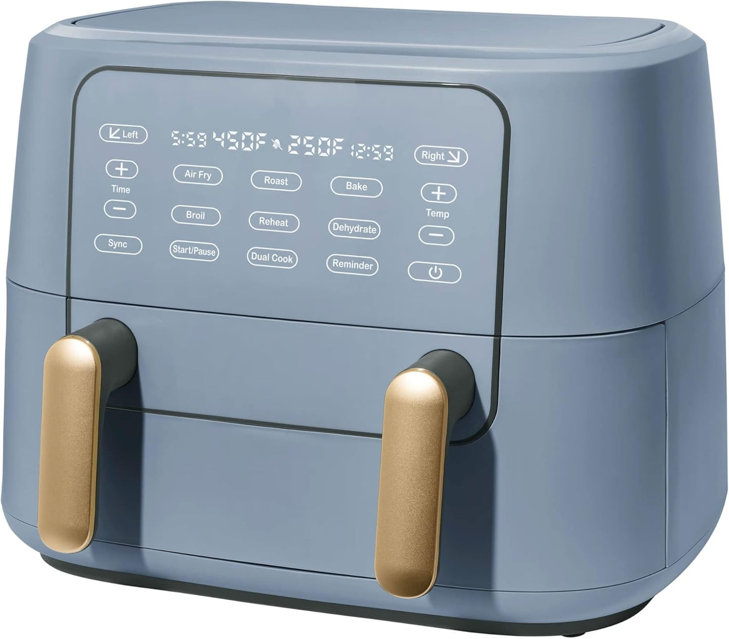 9QT TriZone Air Fryer (Color : Cornflower Blue)