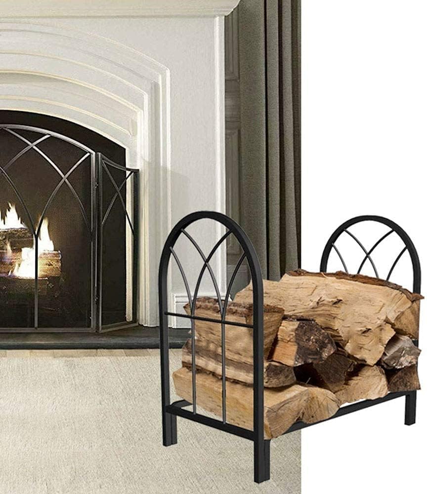 Firewood Rack Wood Holders Firewood Outdoor, Fireplace Log Holder, Firewood Rack Indoor Metal Wood Rack Fireplace Tools Firewood Storage Holders,