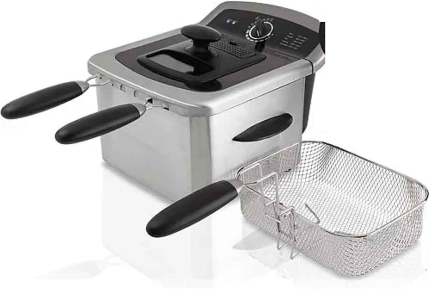 deep fryer Electric Deep Fryer French Fries Machine Household Fuel-efficient Commercial Multi-function Electric Heating Pot, Taygate9630