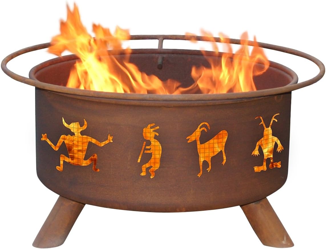 Patina Products F112, 30 Inch Kokopelli Fire Pit