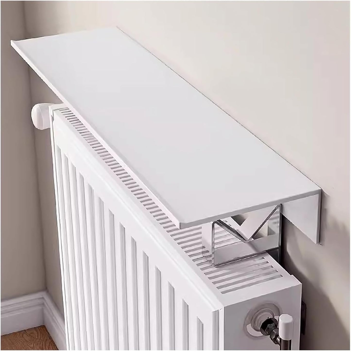 Radiator cover for old radiator,Radiator cabinet, Splicable Radiator Heater Top Cover for Patio\/Front Door Entry\/Farmhouse with Brackets(Length-55cm (1 section))