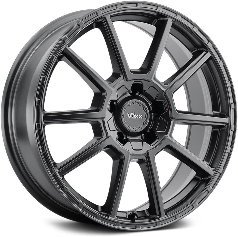 Voxx MONTE Custom Wheel - 17x7.5, 40 Offset, 5x114.3 Bolt Pattern, 73.1mm Hub - Matte Black Rim