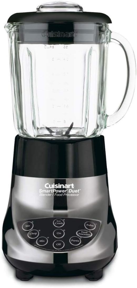 Cuisinart BFP-703BC Smart Power Duet Blender\/Food Processor, Brushed Chrome, 3 cup, count of 6