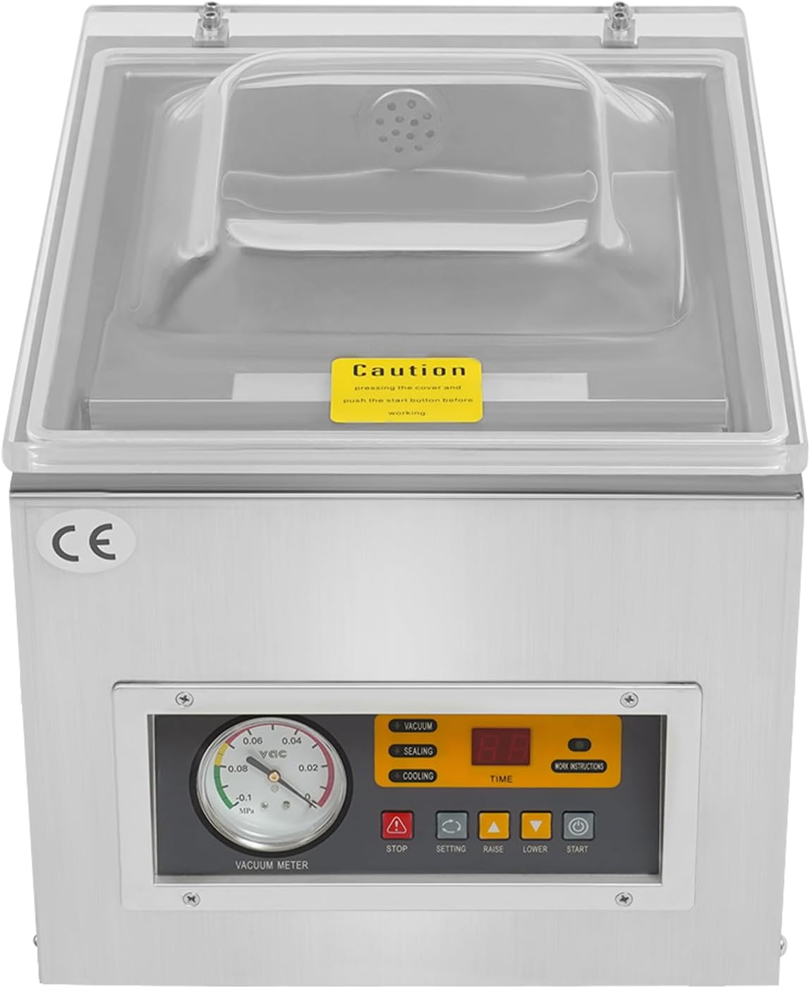 Vacuum Packing Sealing Machine, 110V Commercial Sealer Packaging Industrial Chamber, Professional Kitchen Food Chamber Vacuum Sealer,Compact Vacuum Chamber Sealer For Home Use Restaurant