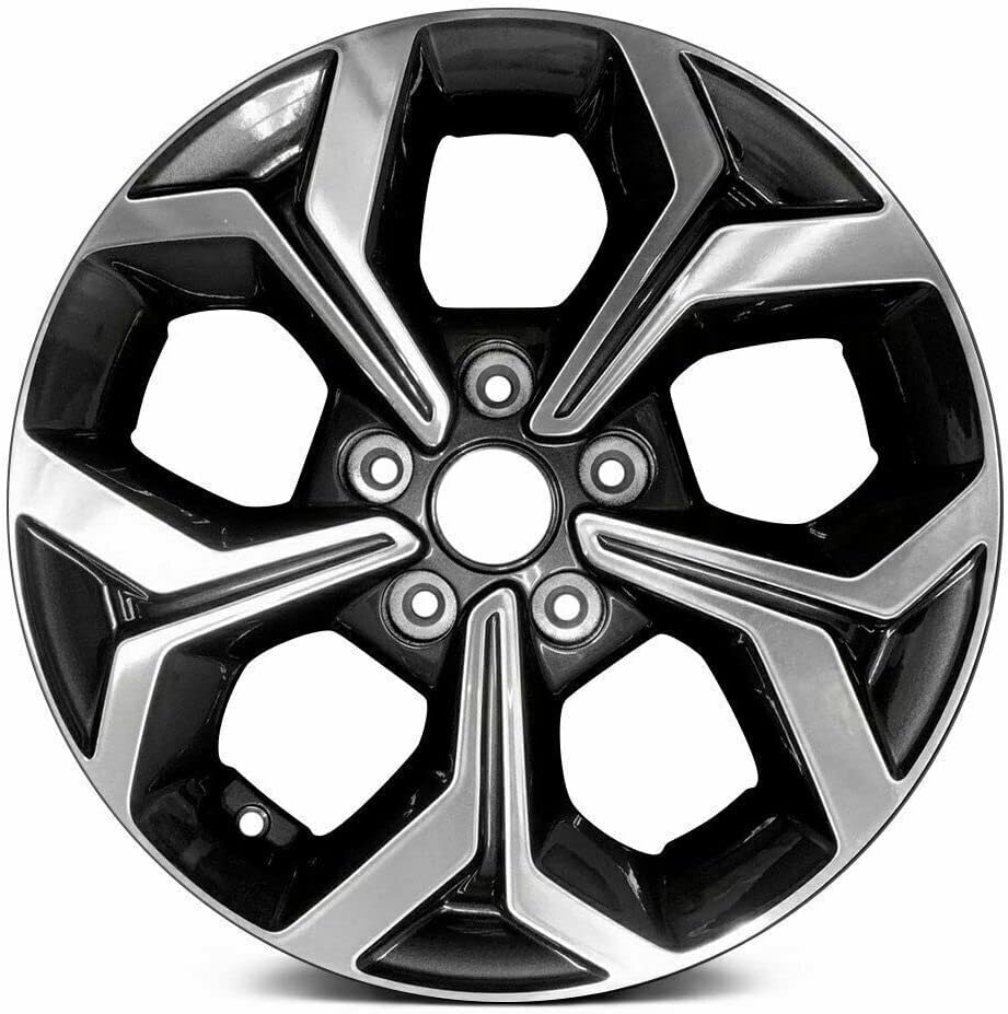 New 16 inch Wheel Replacement Painted Grey Pockets Compatible with Forte (Size: 16x6.5 / Bolt Pattern 5x114.3 / Offset 50 / Hub Bore 67.1 /) ALY74779U30N