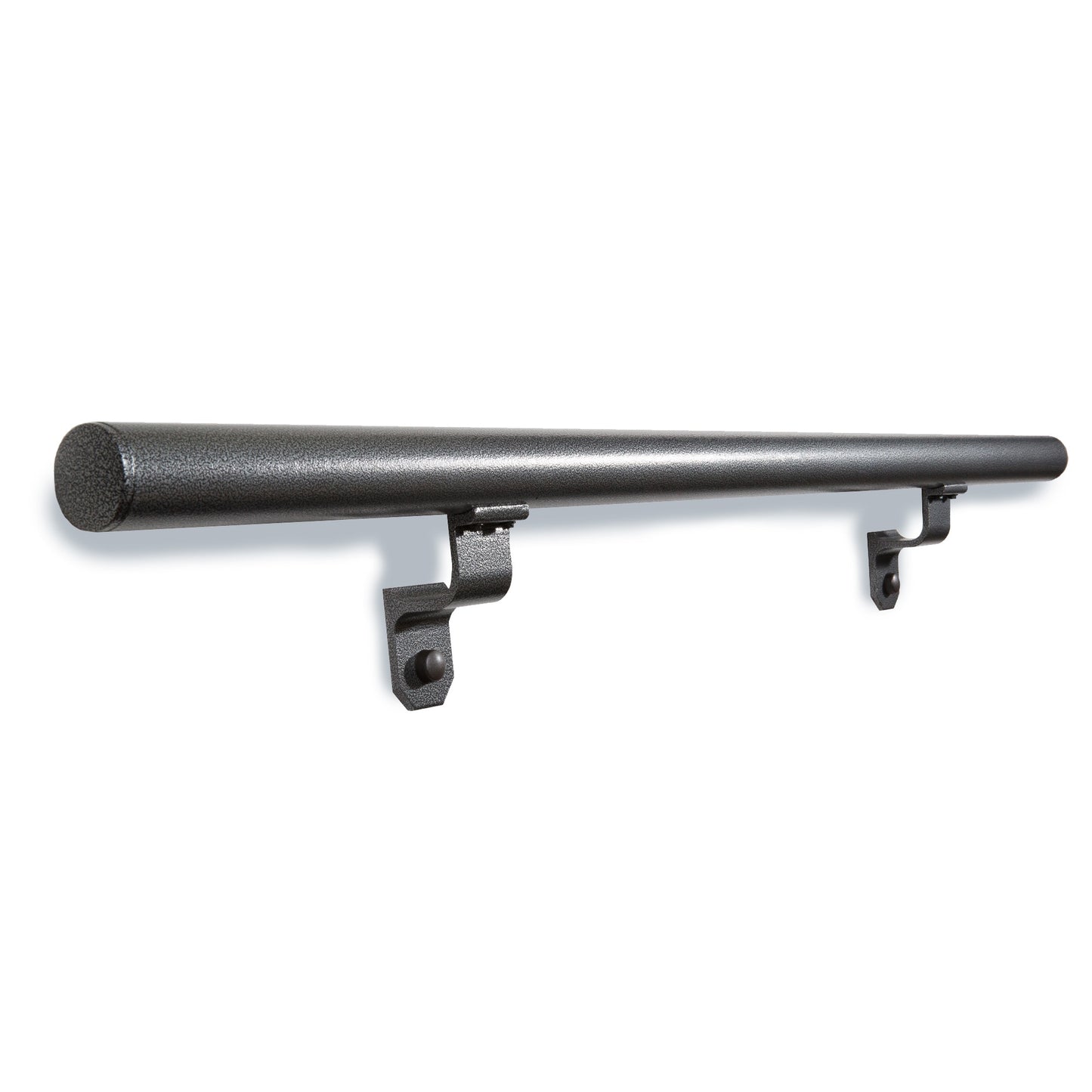 Wolf Handrail 1.9-in x 192-in Silver Vein Painted Aluminum Interior/Exterior Handrail kit
