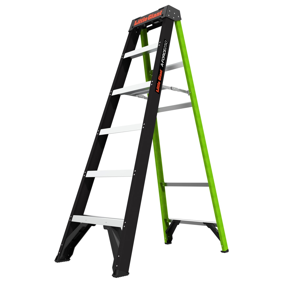 Little Giant Ladders A-Force 6-ft Fiberglass Type 1- 250-lb Load Capacity Step Ladder 15766-002