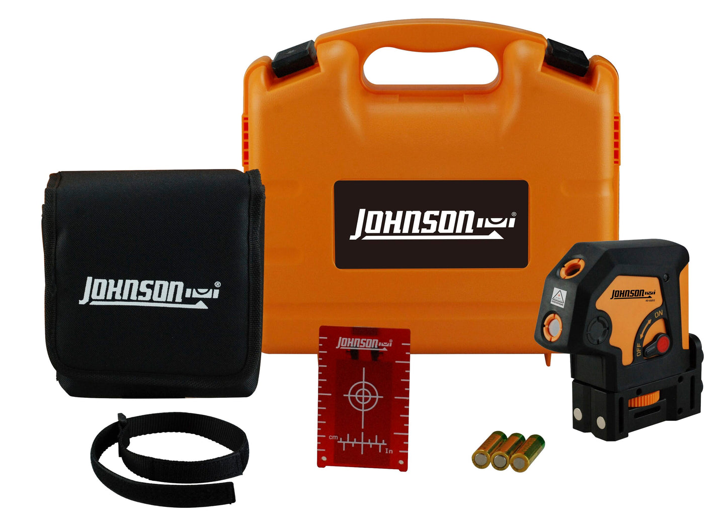 Johnson Level 100-ft Red Self-Leveling Line Generator Laser Level 40-6693