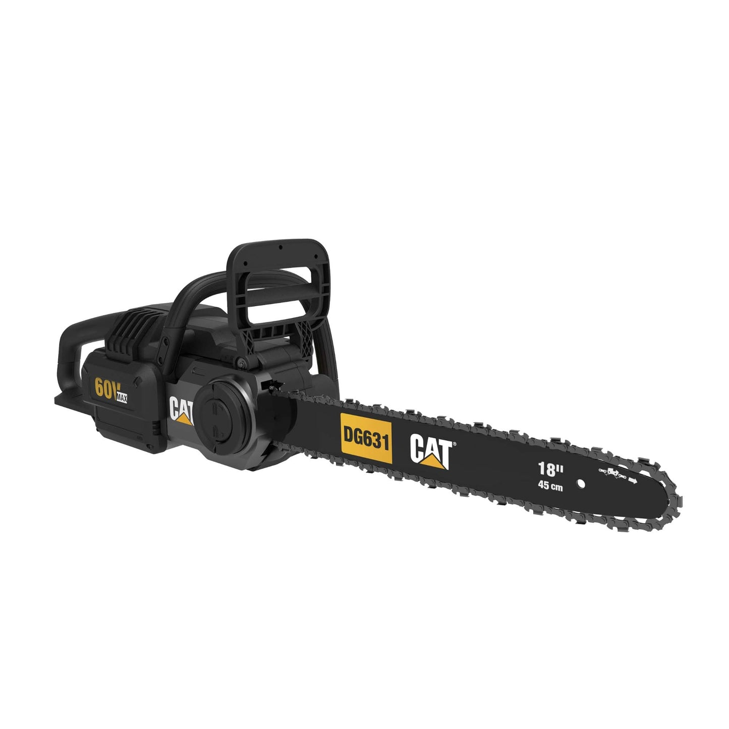 CAT 60-volt Max 18-in Brushless 2.5 Ah Chainsaw (Battery and Charger Included) DG631