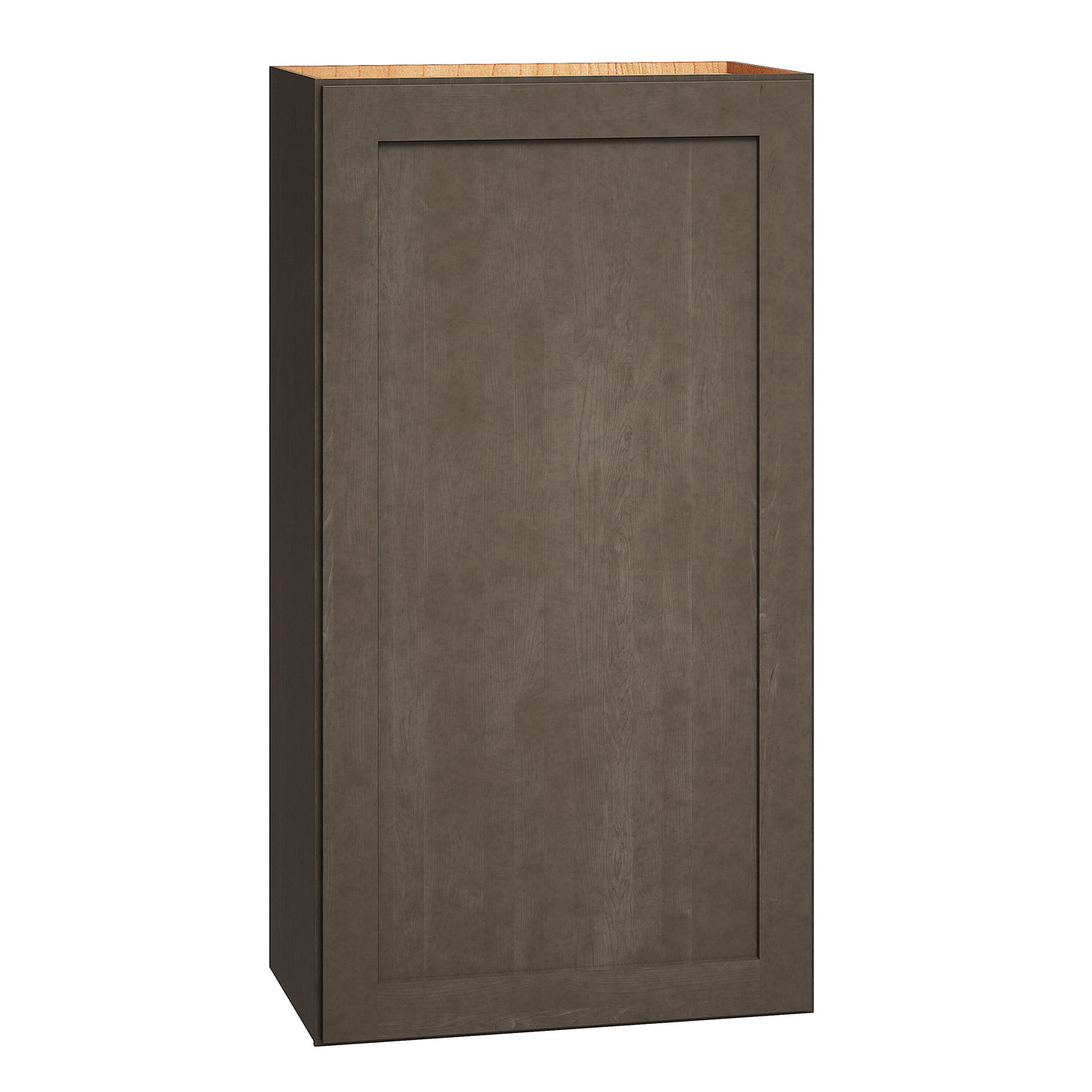 Diamond Express Jamestown 21-in W x 39-in H x 12-in D Colt Brown Wall Fully assembled Plywood Cabinet Recessed Panel Shaker