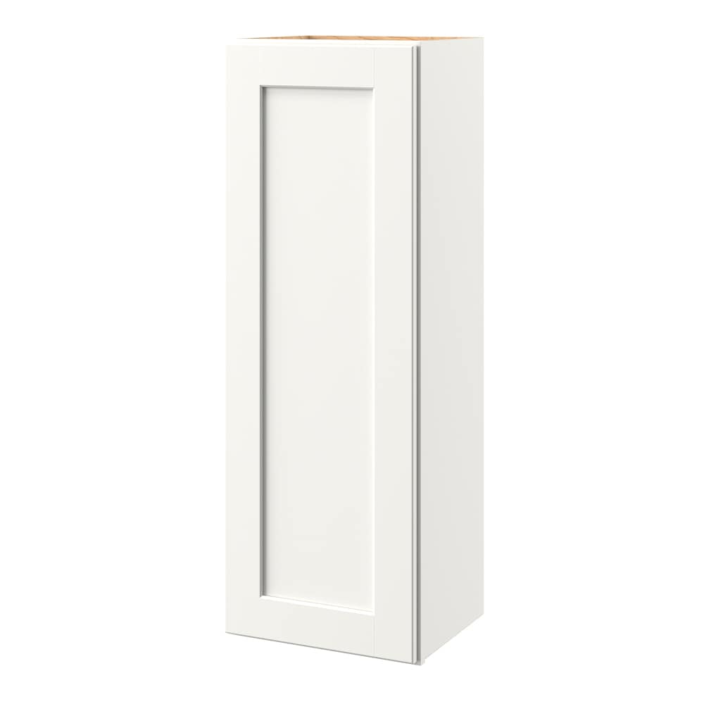 allen + roth Aveley 15-in W x 39-in H x 12-in D Linen Wall Fully assembled Cabinet Flat Panel