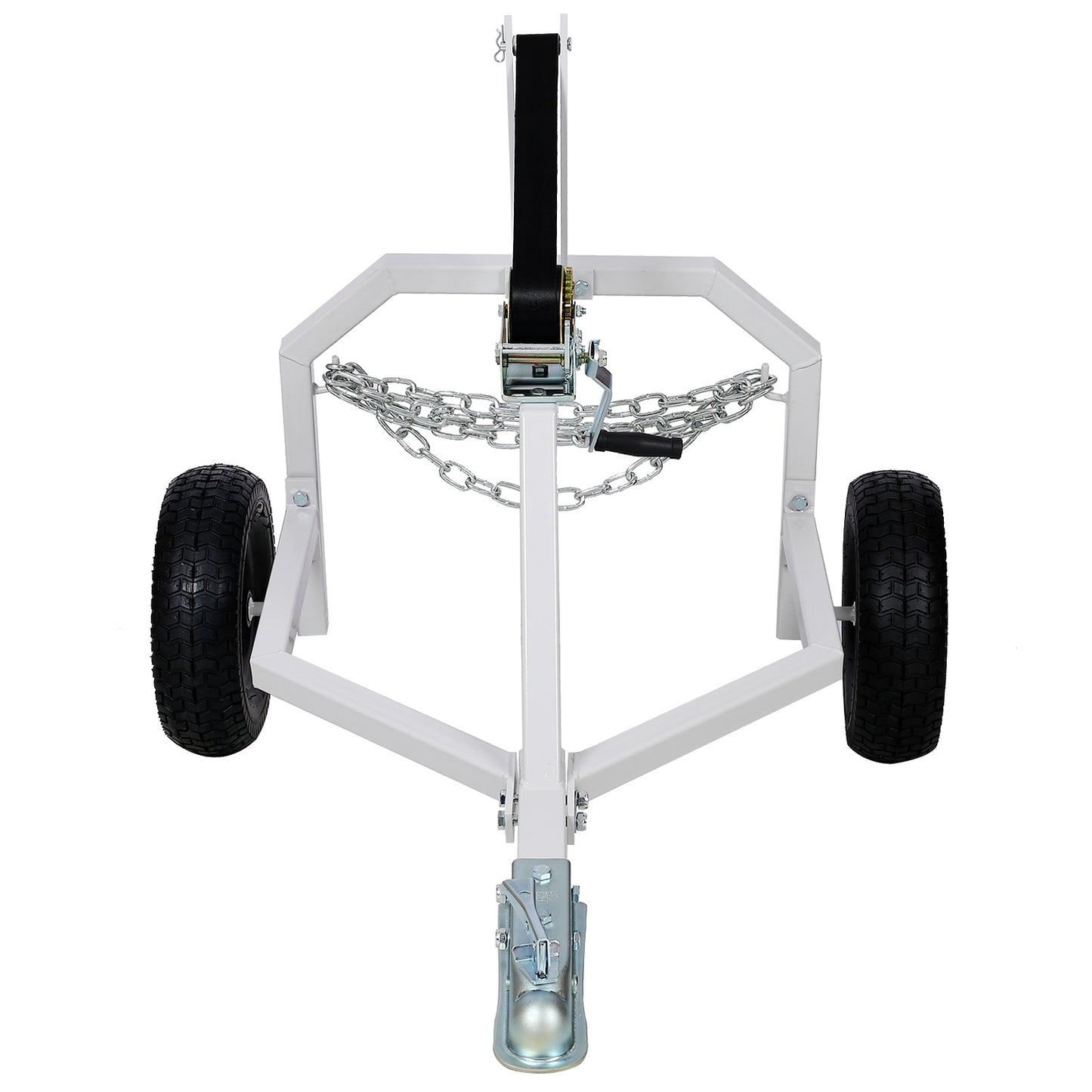 AHIOU HOME 51-Inch Log Tongs with Quick-Loading Manual Winch and Pneumatic Tires, 75 lbs. ZAAHG-54594