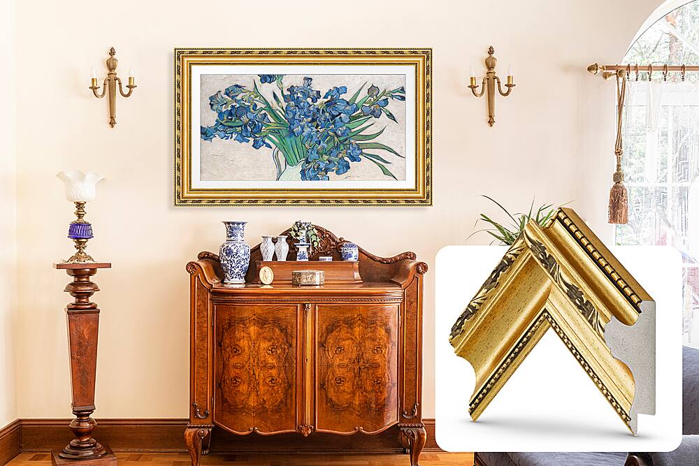 Deco TV Frames - Premiere Bezel for Samsung the Frame TV - 32" - Ornate Gold