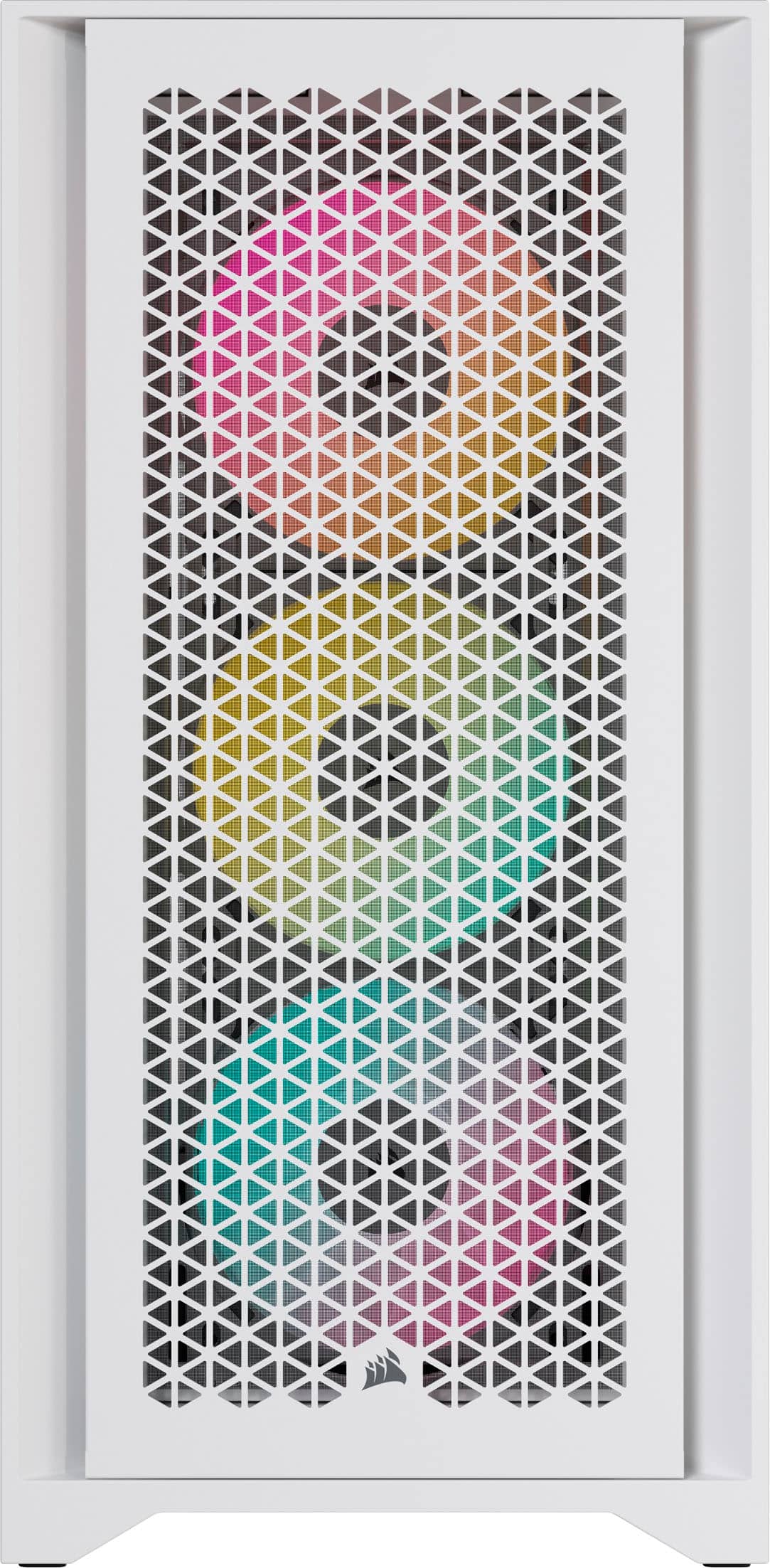 CORSAIR - iCUE 4000D RGB AIRFLOW ATX Mid-Tower Case - True White